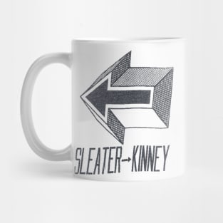 Sleater-kinney arrow Mug